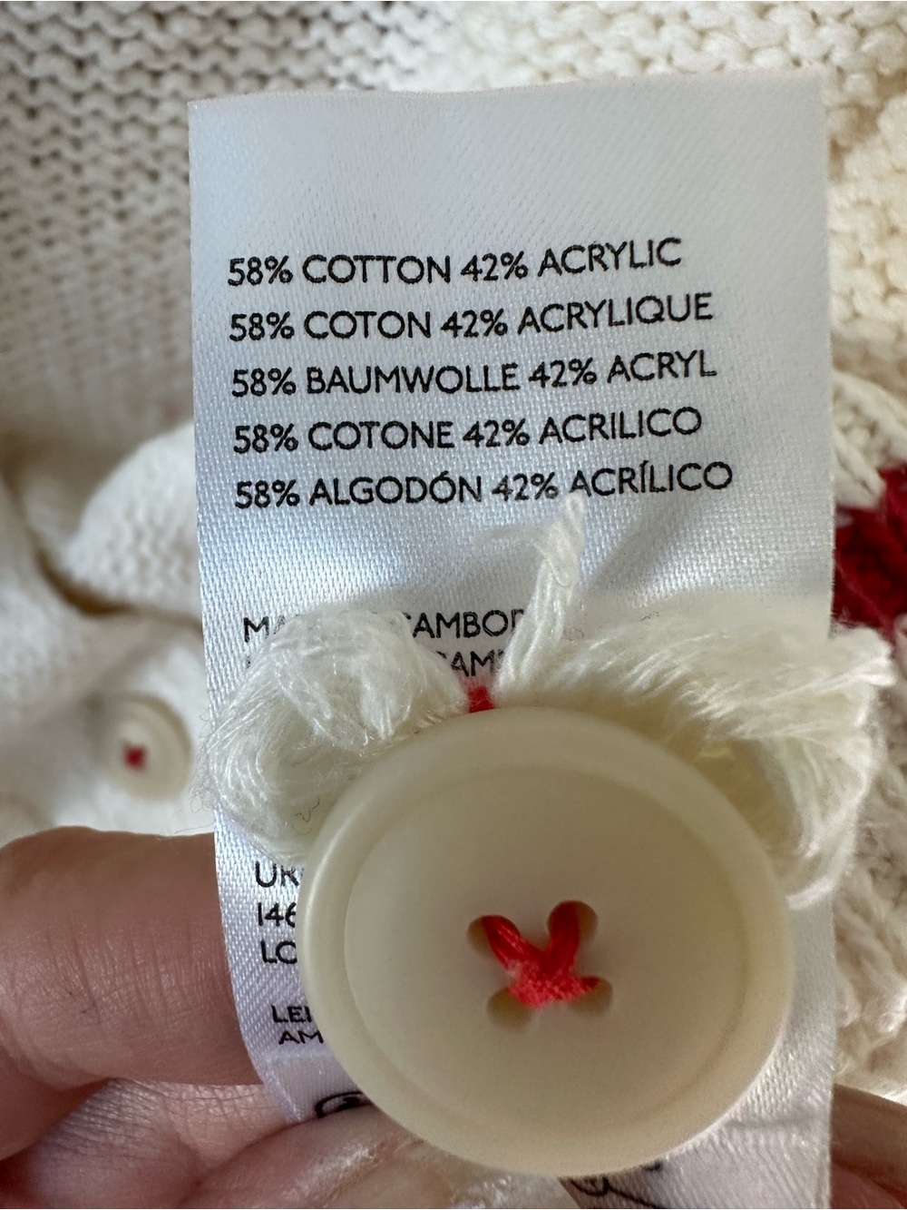 Maeve Shawl Collar American Flag
Cardigan Sweater SZ S - Picture 3 of 7
